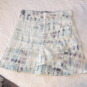 TieDye mini skirt
